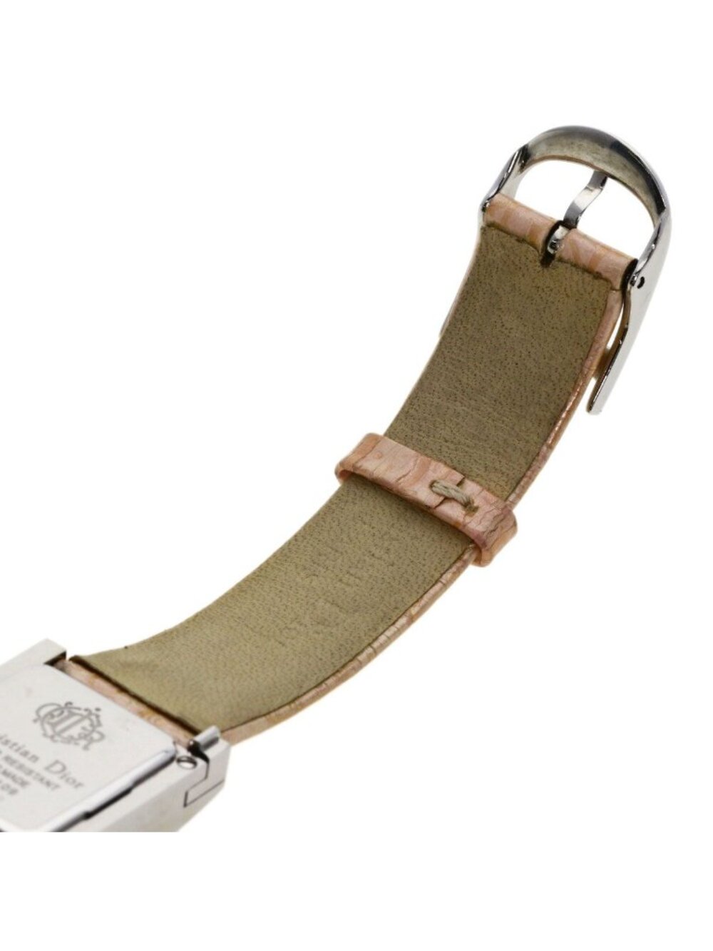 Dior Christian Maris Watch SS Leather - Picture 12 of 15
